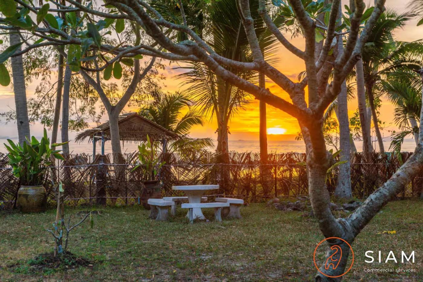 The Wooden Beach House 3Br - Sunset Beach Garden Taling Ngam Beach Exterior foto